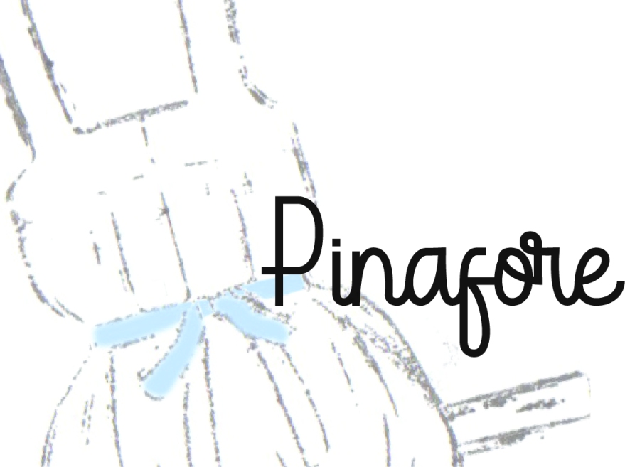 Logo design for Pinafore, a clothing shop